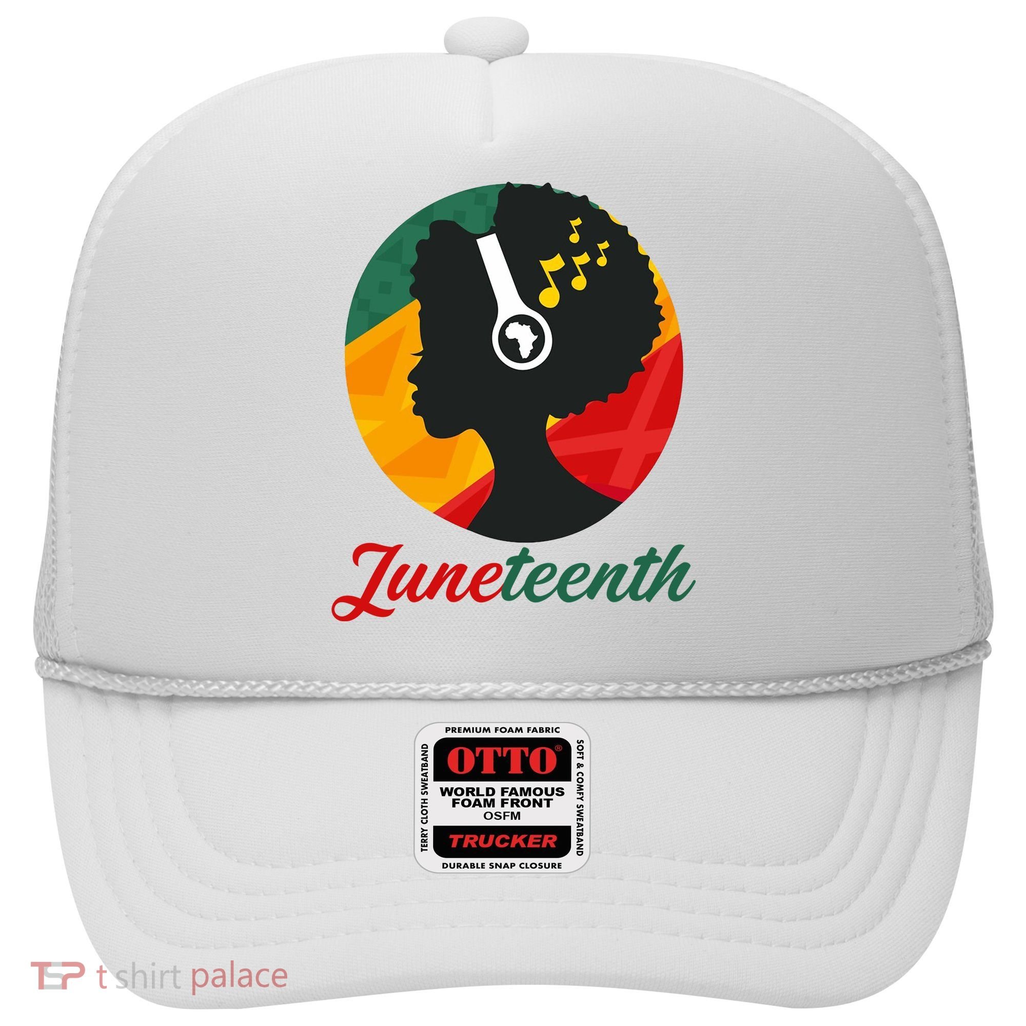 Juneteenth Black Pride Music Hat