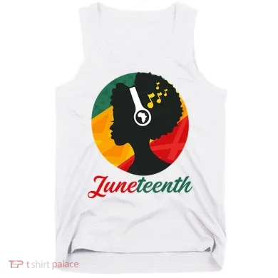Juneteenth Black Pride Music Tank Top