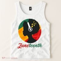 Juneteenth Black Pride Music Tank Top thumb 2