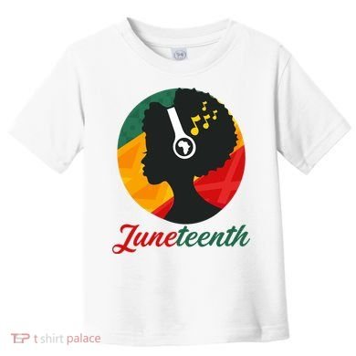 Juneteenth Black Pride Music Toddler T-Shirt