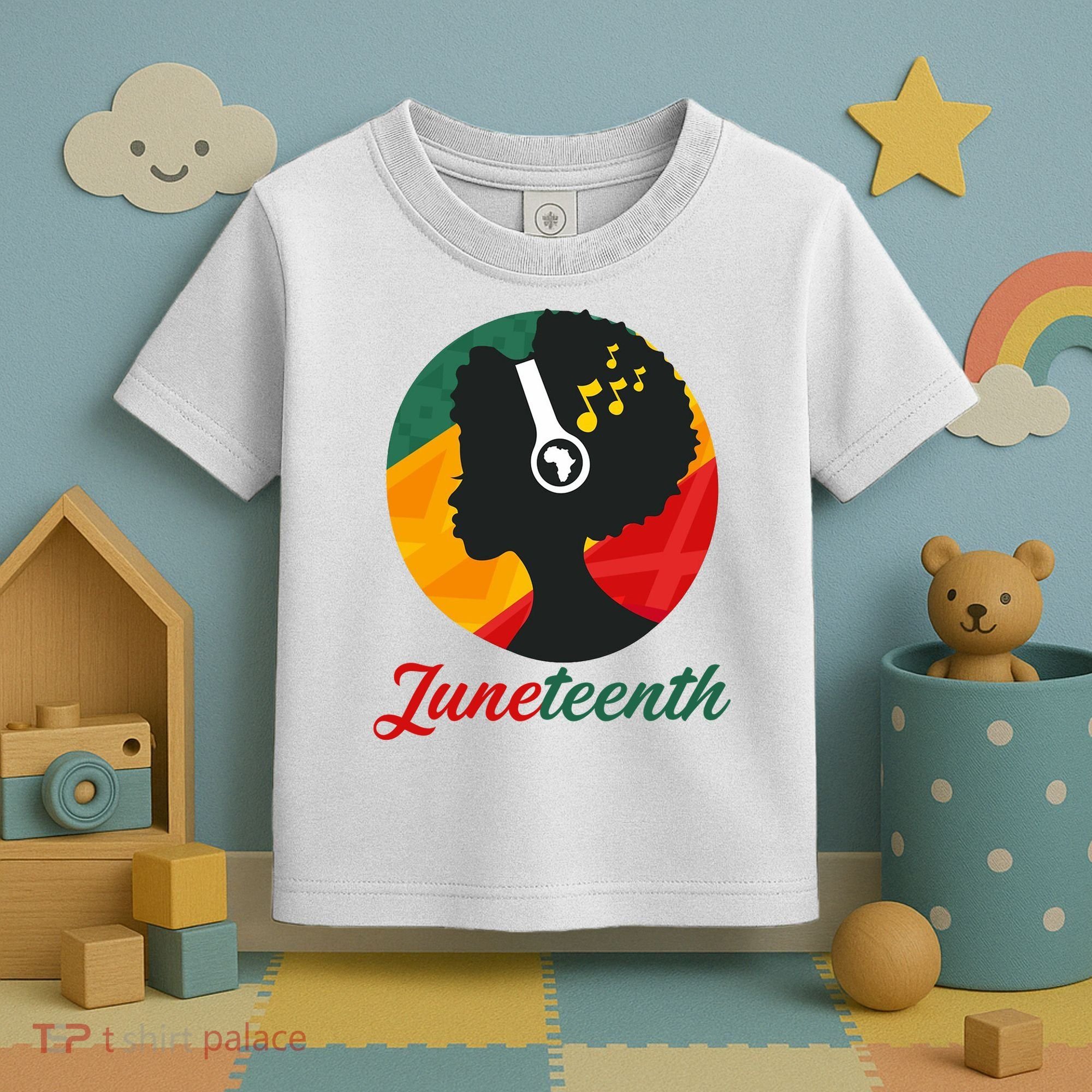 Juneteenth Black Pride Music Toddler T-Shirt
