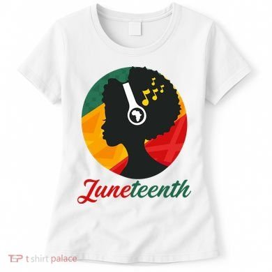 Juneteenth Black Pride Music Women's T-Shirt