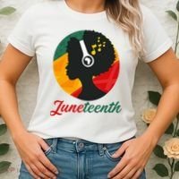 Juneteenth Black Pride Music Women's T-Shirt thumb 2