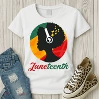Juneteenth Black Pride Music Women's T-Shirt thumb 3