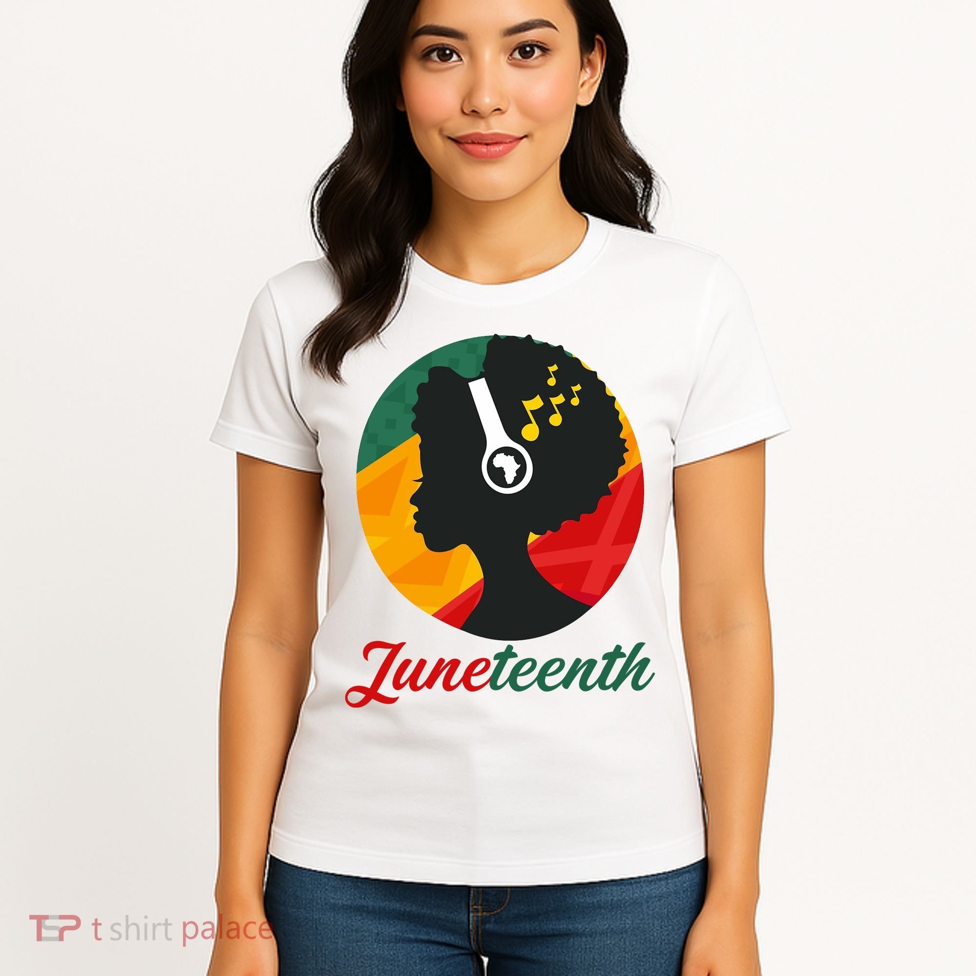 Juneteenth Black Pride Music Women's T-Shirt