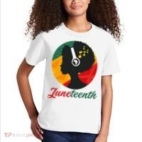 Juneteenth Black Pride Music Kids T-Shirt thumb 2