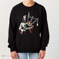 Jesus Bagpipe Player Funny Christian Religious Musician Gift Women's Sweatshirt thumb 0