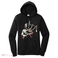 Jesus Bagpipe Player Funny Christian Religious Musician Gift Women's Hoodie thumb 0
