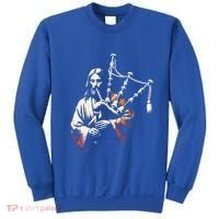 Jesus Bagpipe Player Funny Christian Religious Musician Gift Sweatshirt thumb 0