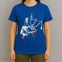 Jesus Bagpipe Player Funny Christian Religious Musician Gift T-Shirt thumb 4