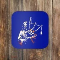 Jesus Bagpipe Player Funny Christian Religious Musician Gift Coaster thumb 0