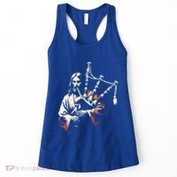 Jesus Bagpipe Player Funny Christian Religious Musician Gift Women's Tank Top thumb 0