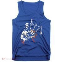 Jesus Bagpipe Player Funny Christian Religious Musician Gift Tank Top thumb 0