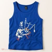 Jesus Bagpipe Player Funny Christian Religious Musician Gift Tank Top thumb 2