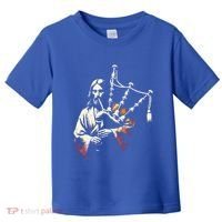 Jesus Bagpipe Player Funny Christian Religious Musician Gift Toddler T-Shirt thumb 0