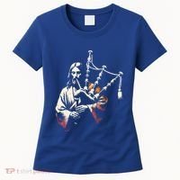 Jesus Bagpipe Player Funny Christian Religious Musician Gift Women's T-Shirt thumb 0