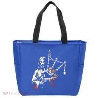Jesus Bagpipe Player Funny Christian Religious Musician Gift Tote Bag thumb 0