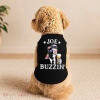 Joe Buzzin Patriotic July 4th Drinking President Joe Biden Doggie Tank thumb 2