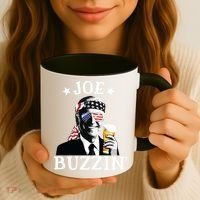 Joe Buzzin Patriotic July 4th Drinking President Joe Biden Coffee Mug thumb 3