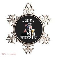 Joe Buzzin Patriotic July 4th Drinking President Joe Biden Ornament thumb 0