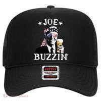Joe Buzzin Patriotic July 4th Drinking President Joe Biden Hat thumb 0