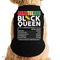 Juneteenth Black Queen Nutritional Facts Doggie Tank thumb 0