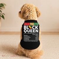 Juneteenth Black Queen Nutritional Facts Doggie Tank thumb 2