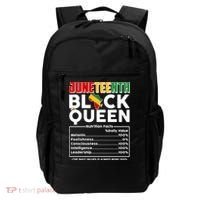 Juneteenth Black Queen Nutritional Facts Backpack thumb 0