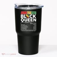 Juneteenth Black Queen Nutritional Facts Tumbler thumb 0