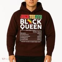 Juneteenth Black Queen Nutritional Facts Hoodie thumb 2