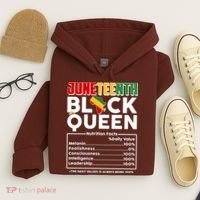 Juneteenth Black Queen Nutritional Facts Hoodie thumb 4