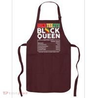 Juneteenth Black Queen Nutritional Facts Apron thumb 0