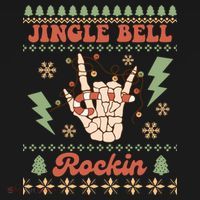 Jingle Bell Rockin Skeleton Hand Ugly Christmas Women's Hoodie thumb 2