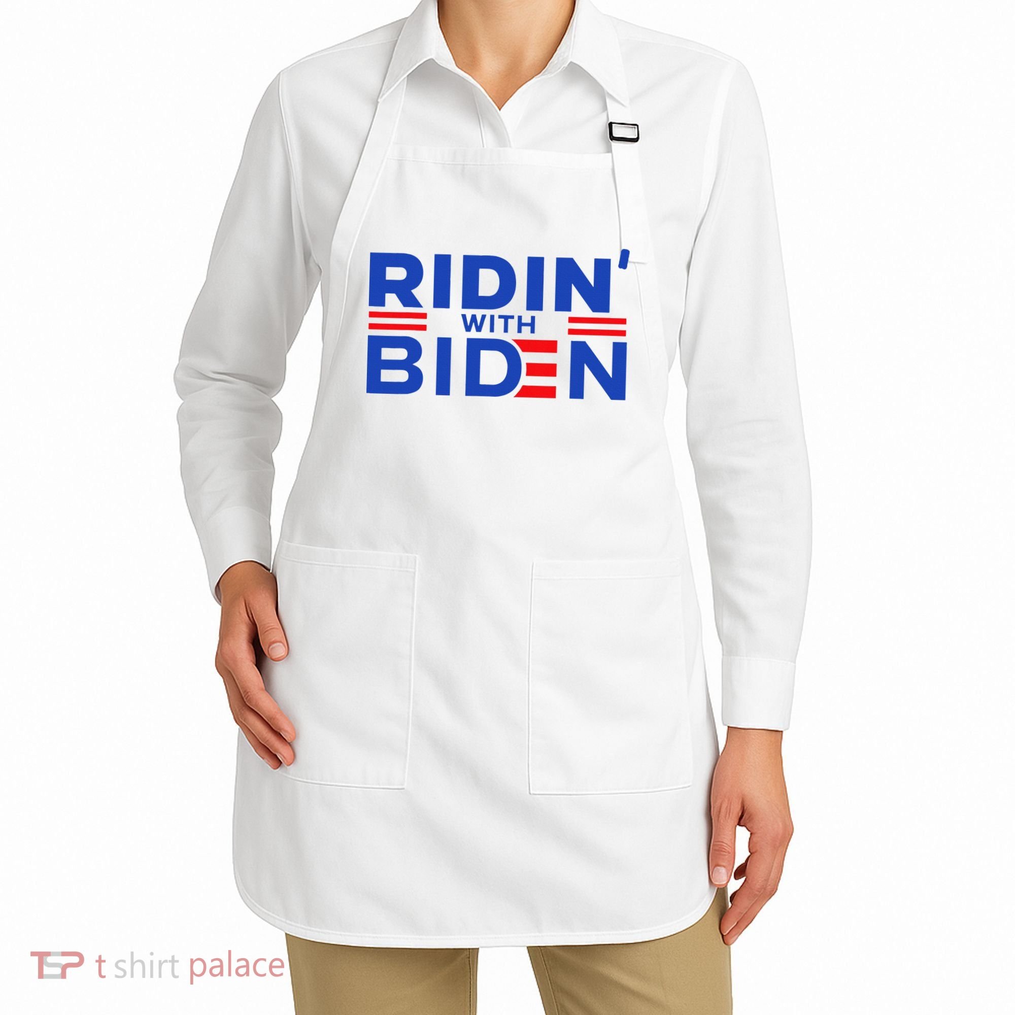 Joe Biden Ridin With Biden Funny Riding With Biden Apron