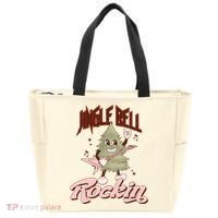 Jingle Bell Rockin Guitar Tree Tote Bag thumb 0
