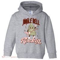 Jingle Bell Rockin Guitar Tree Toddler Hoodie thumb 0