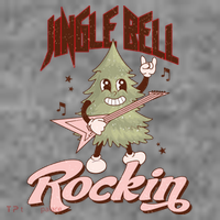 Jingle Bell Rockin Guitar Tree Toddler Hoodie thumb 2
