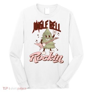 Jingle Bell Rockin Guitar Tree Long Sleeve Shirt