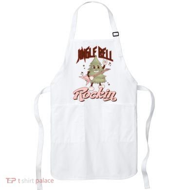 Jingle Bell Rockin Guitar Tree Apron