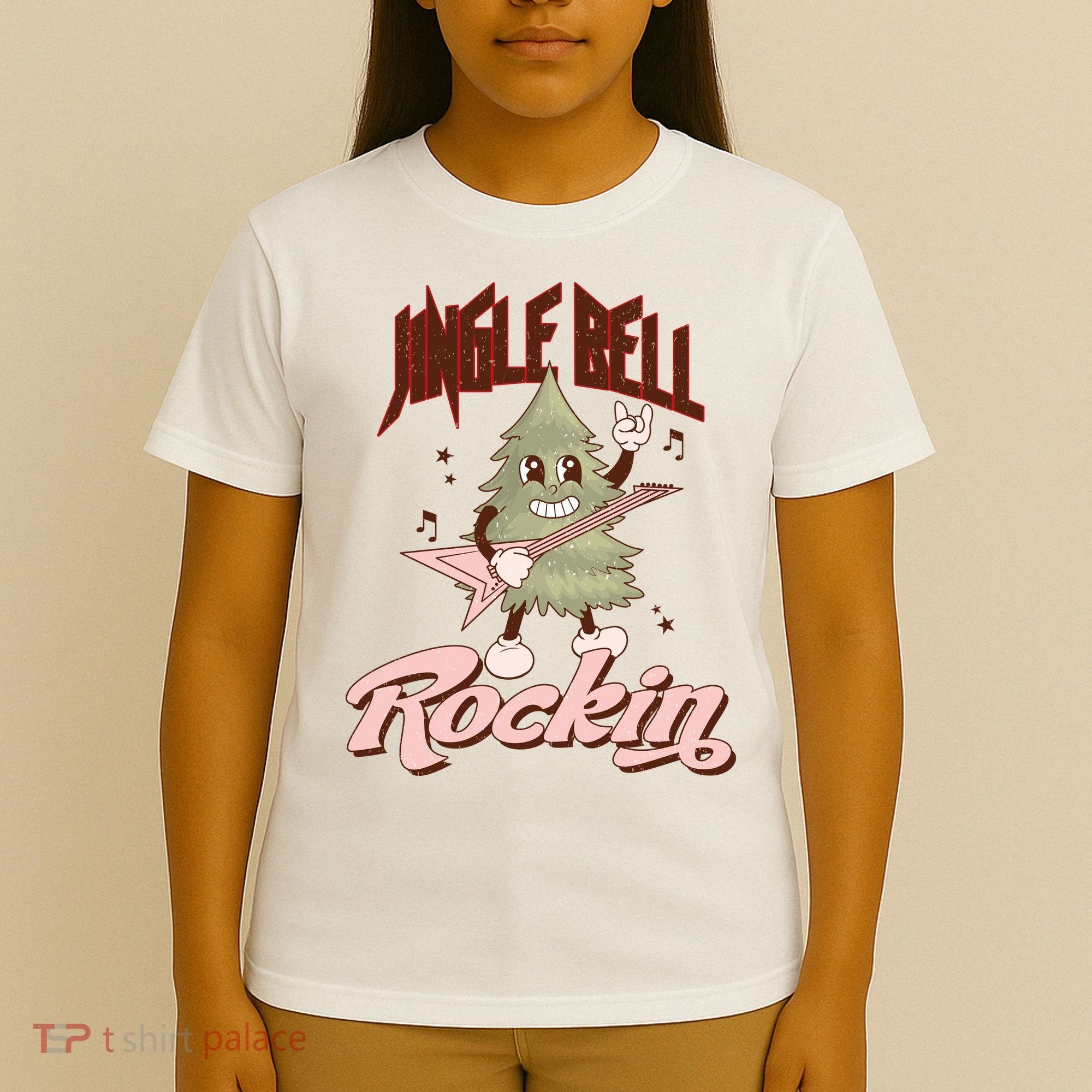 Jingle Bell Rockin Guitar Tree T-Shirt