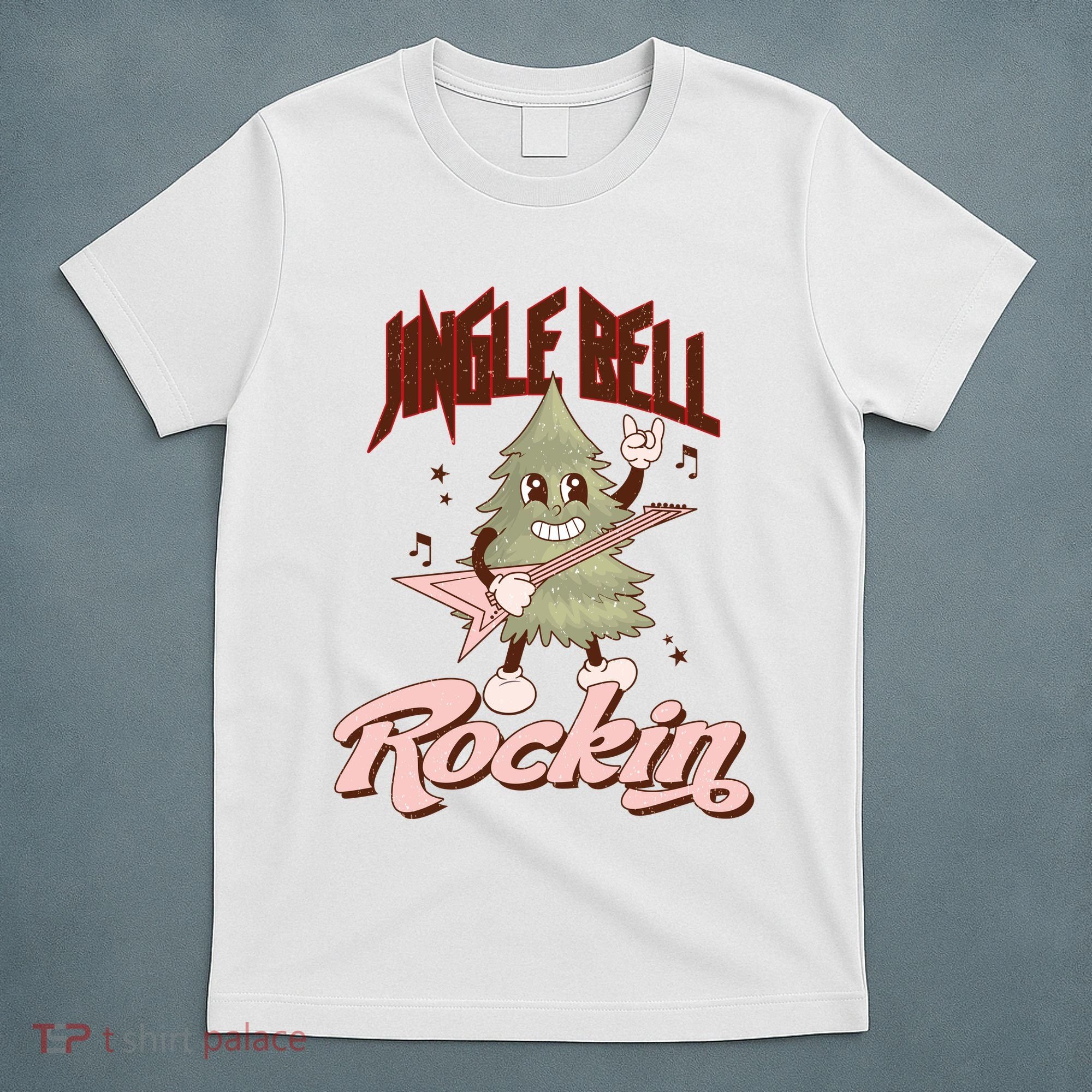 Jingle Bell Rockin Guitar Tree T-Shirt