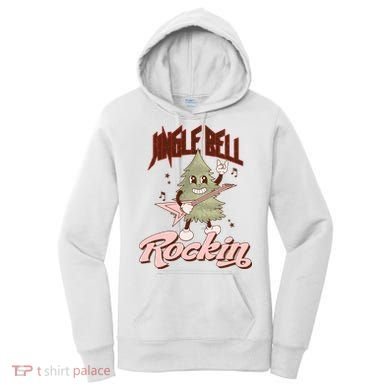 Jingle Bell Rockin Guitar Tree Women's Hoodie