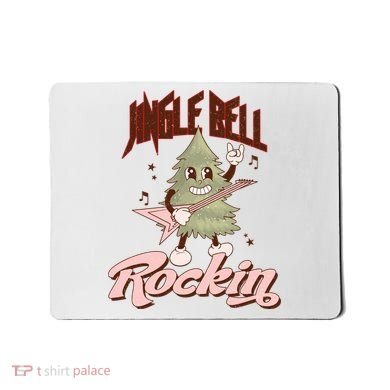 Jingle Bell Rockin Guitar Tree Mousepad