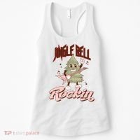 Jingle Bell Rockin Guitar Tree Women's Tank Top thumb 0
