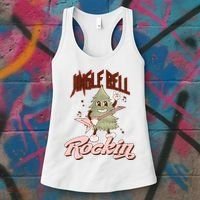 Jingle Bell Rockin Guitar Tree Women's Tank Top thumb 3