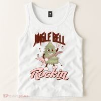 Jingle Bell Rockin Guitar Tree Tank Top thumb 2