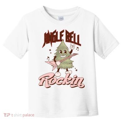 Jingle Bell Rockin Guitar Tree Toddler T-Shirt