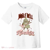 Jingle Bell Rockin Guitar Tree Toddler T-Shirt thumb 0
