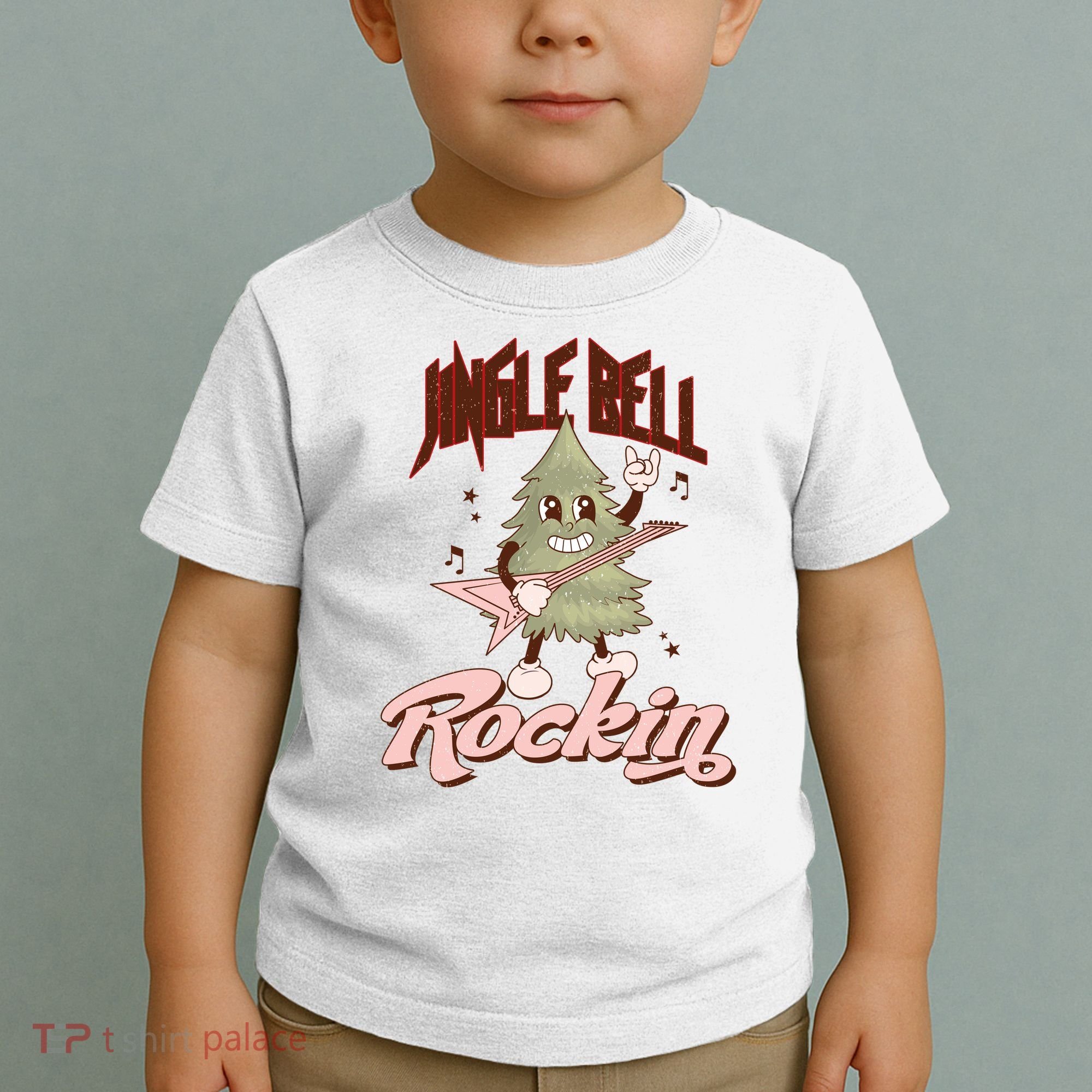 Jingle Bell Rockin Guitar Tree Toddler T-Shirt