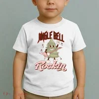 Jingle Bell Rockin Guitar Tree Toddler T-Shirt thumb 2